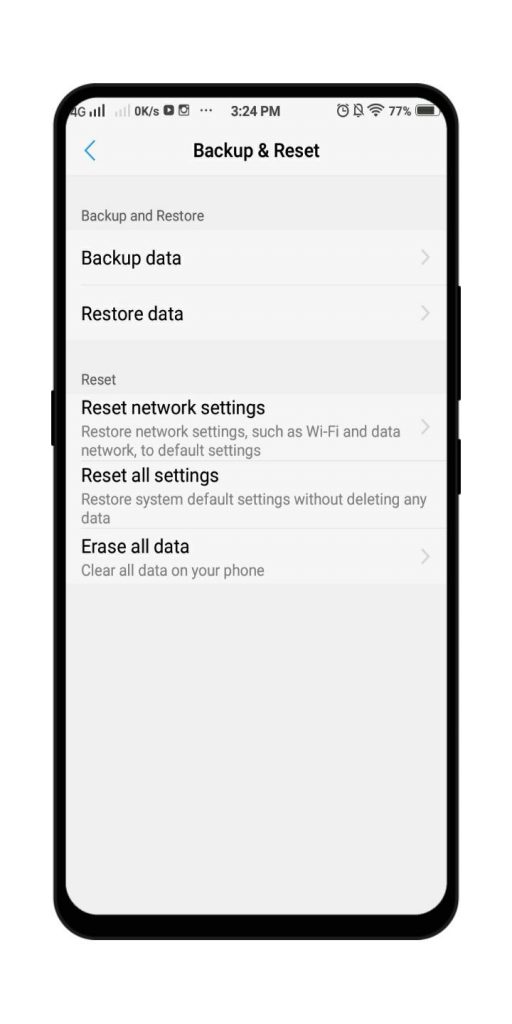 how to fix insufficient storage in phones phone-reset