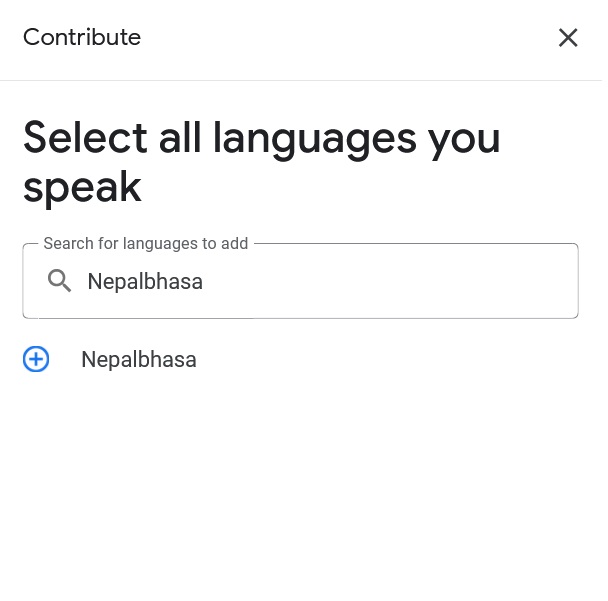Select Nepalbhasa language