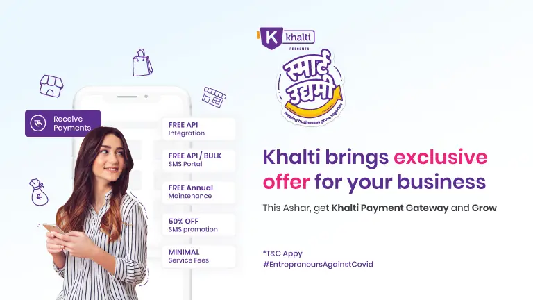 Khalti free API to merchants Smart Uddhyami