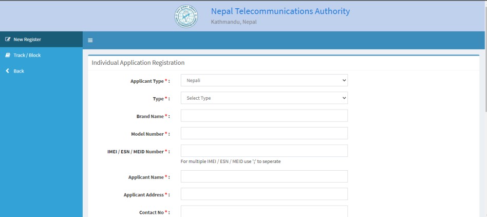 register IMEI in Nepal