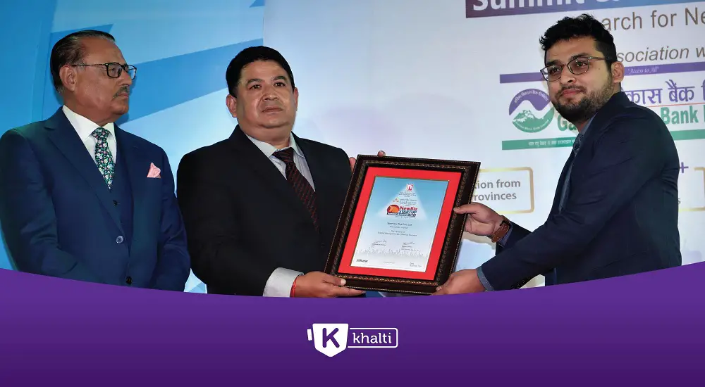 Khalti receives Startup Success award