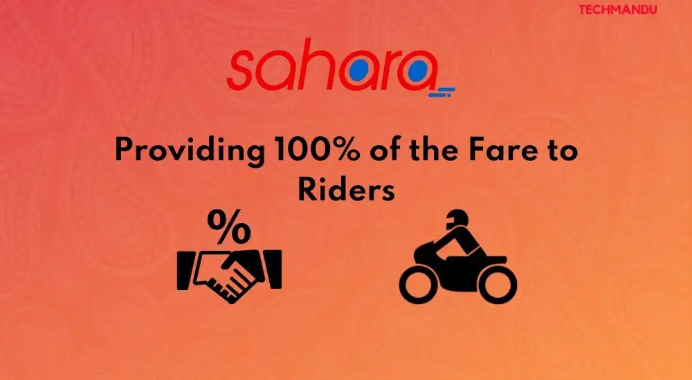 Sahara provides 100% of the fare to riders