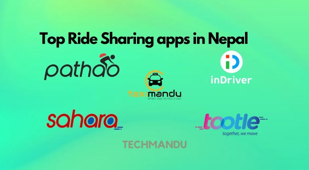 Top ride sharing apps in Nepal