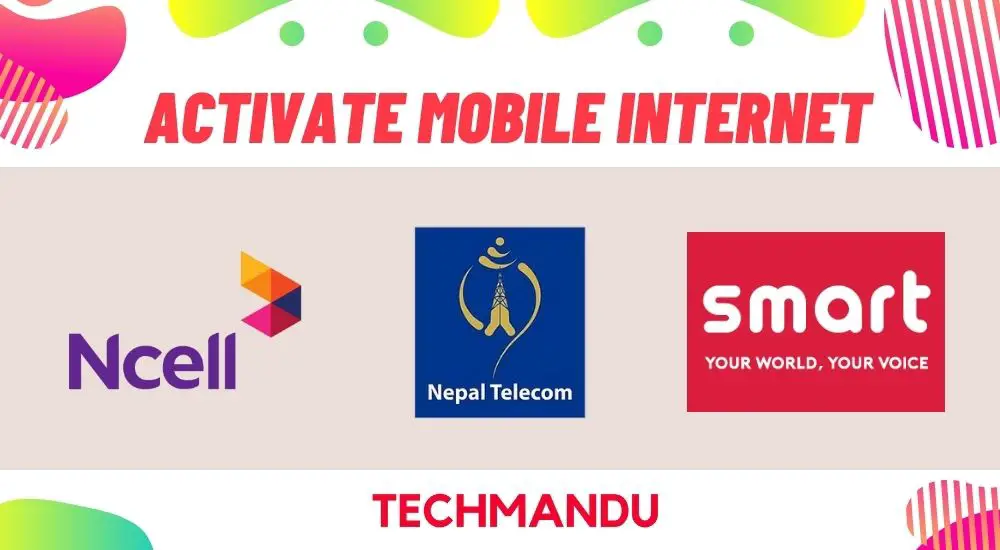 how to Activate Mobile Internet in ncell ntc and smart cell
