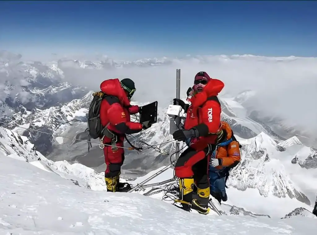 Weather Station on Mount Everest