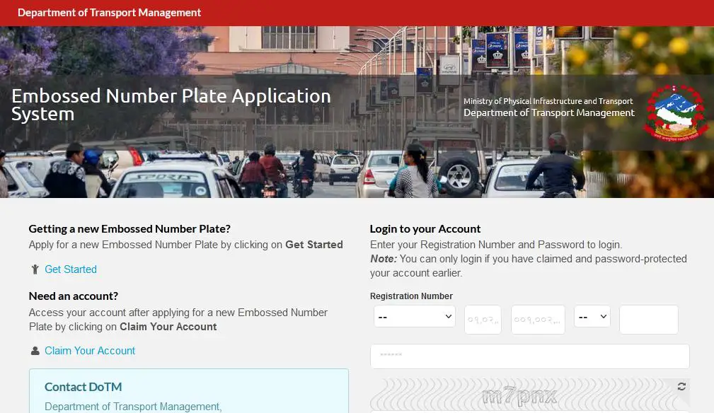 How to apply for an embossed number plate in Nepal
