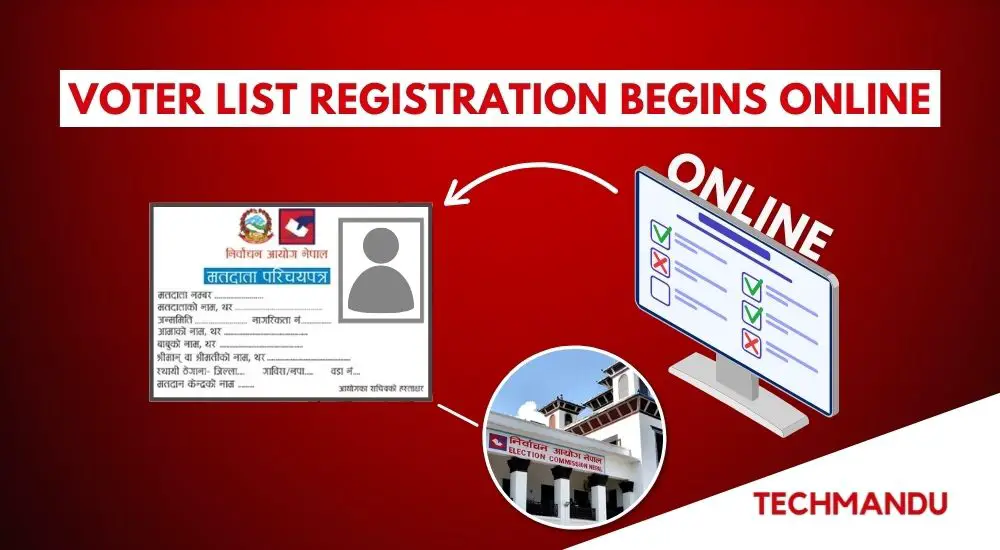 Voter list registration online matadata namawali darta Nepal