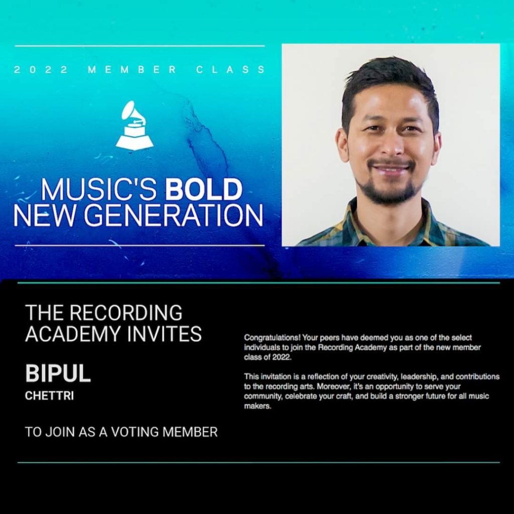 Bipul Chhetri Grammy Awards Nomination