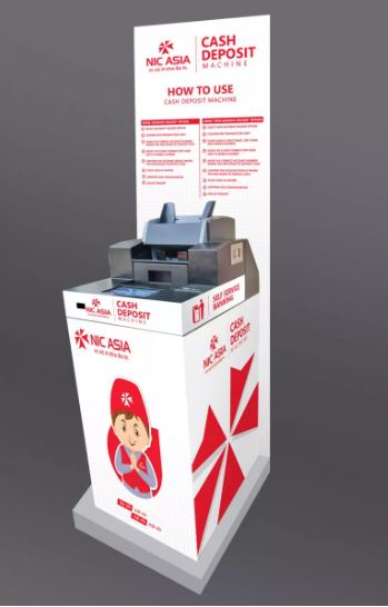 Cash Deposit Machine by NIC ASIA Bank