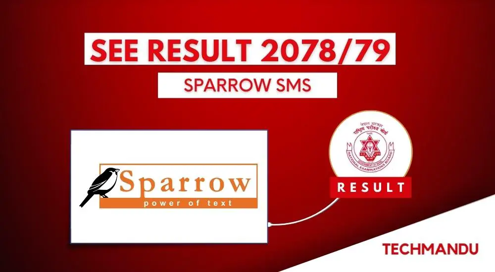 SEE Result 2078/79 on Sparrow SMS