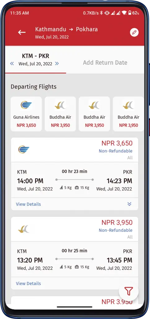 
Namaste Pay Flight Tickets Offer