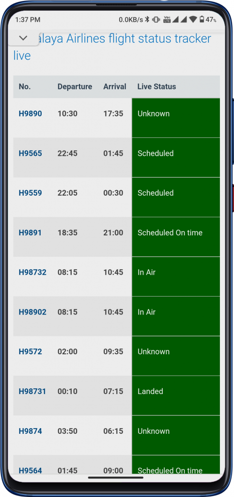 How to Check Himalaya Airlines Flight Status