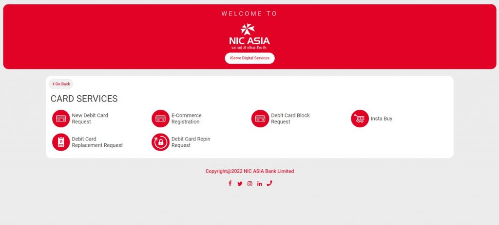 Internet Banking of NIC ASIA Bank