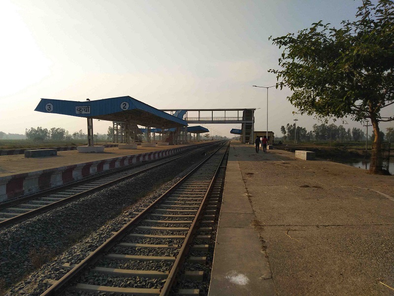 Kurtha to Bijalpura Railway test run