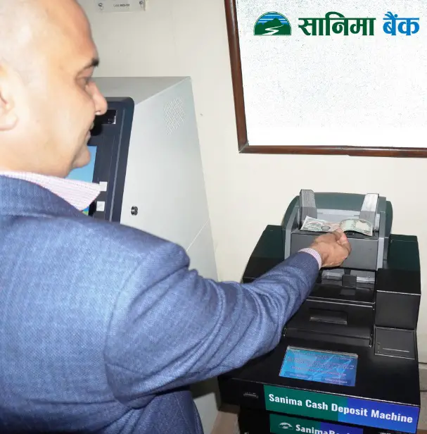 Sanima Bank Cash Deposit Machine