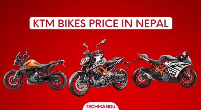 KTM Bikes Price In Nepal