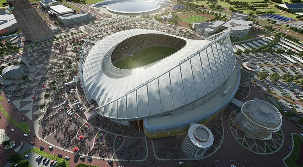 The Khalifa Stadium in Doha