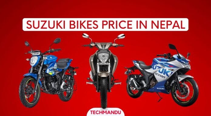 Suzuki Bikes Price in Nepal