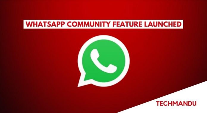 WhatsApp Community Feature Launched