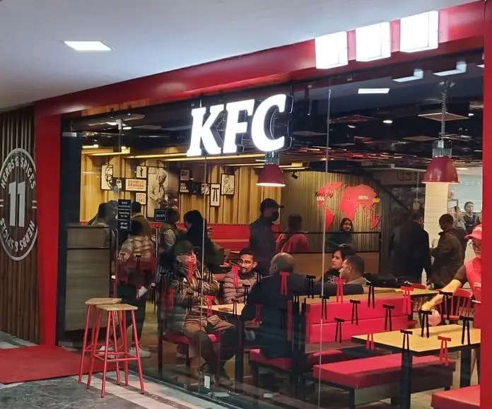 KFC Nepal store at Kathmandu Mall