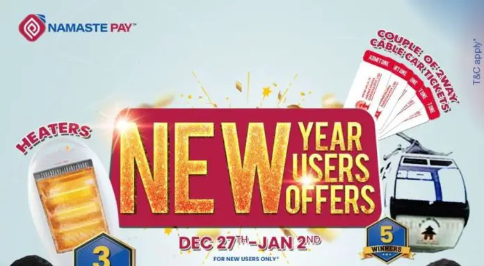 Namaste Pay New Year Users Offer