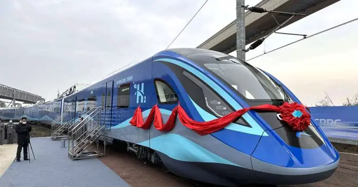 hydrogen train in China