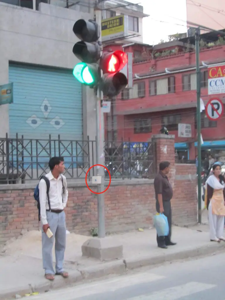 Pelican Crossing in Kathmandu