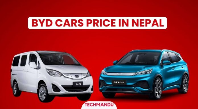 BYD Cars Price in Nepal