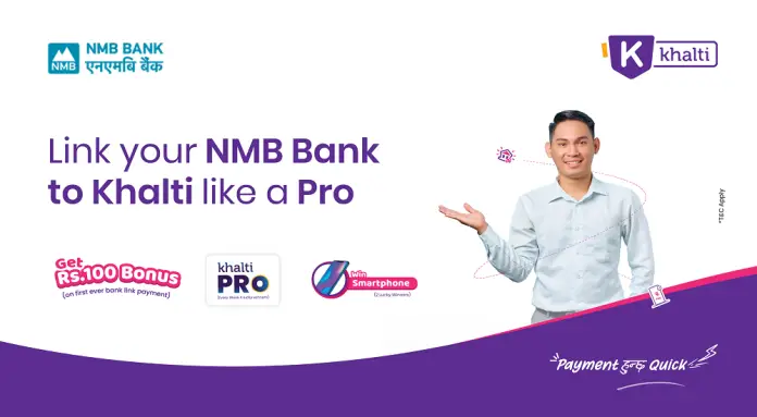 Link NMB Bank account in Khalti