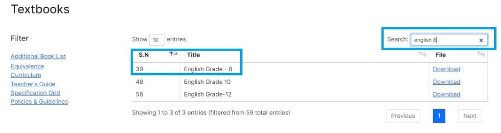 how to download CDC school books Nepal 