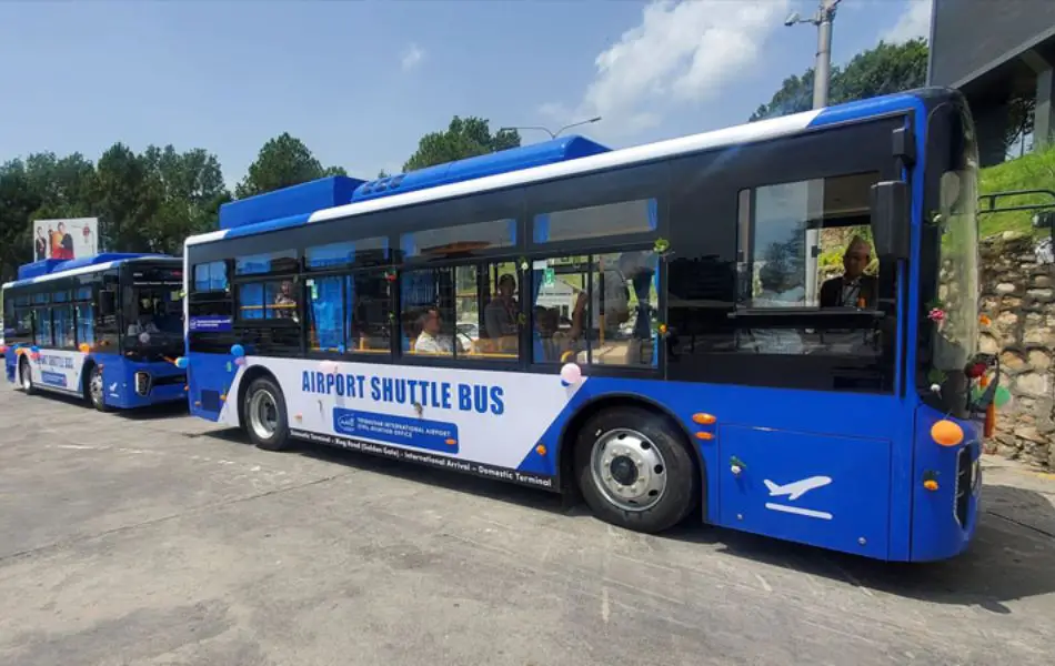 Free Electric Shuttle Bus Service at TIA