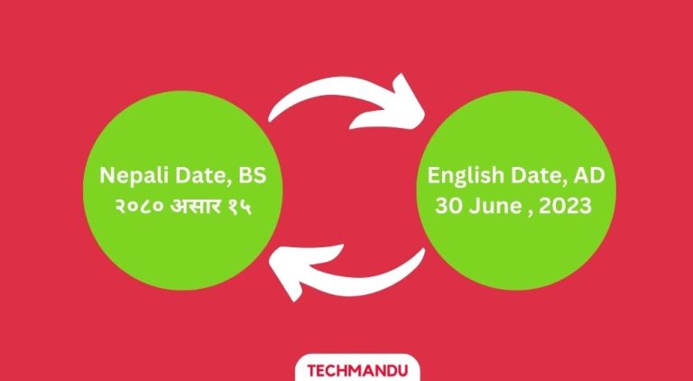 Nepali To English Date Converter Tool - Techmandu.com