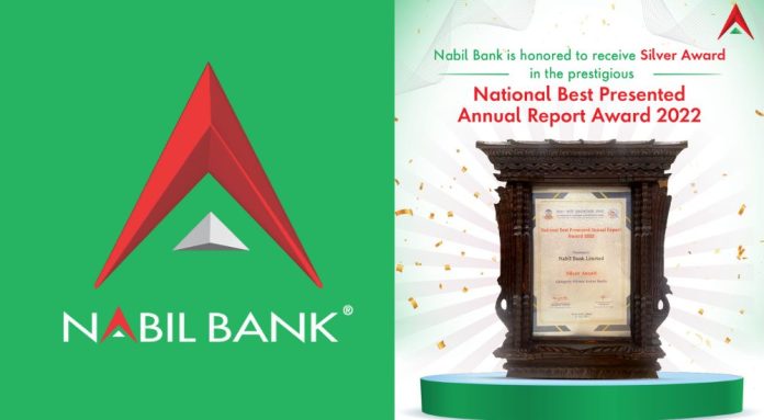 Nabil Bank best annual report award 2022