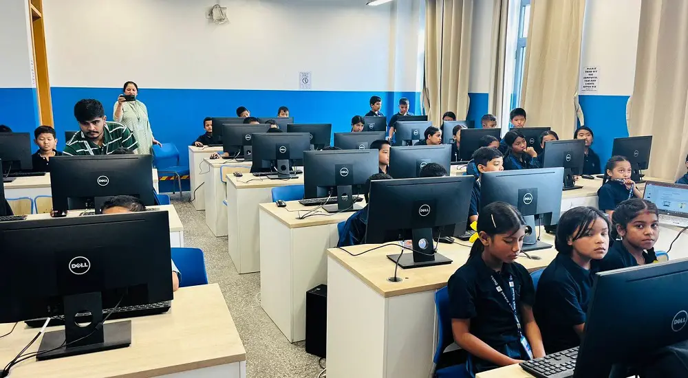 Durbar High School coding, AI, and robotics