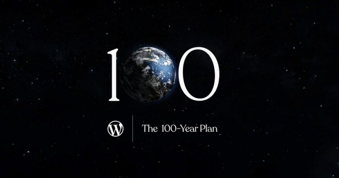 wordpress 100-year plan