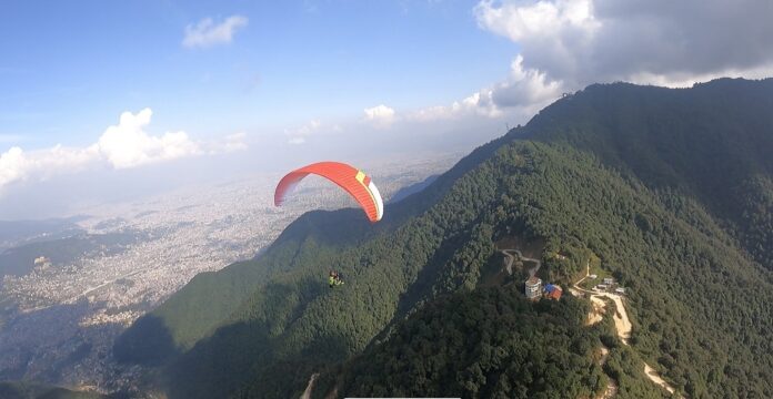 paragliding chandragiri