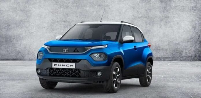 Image shows Tata Punch EV