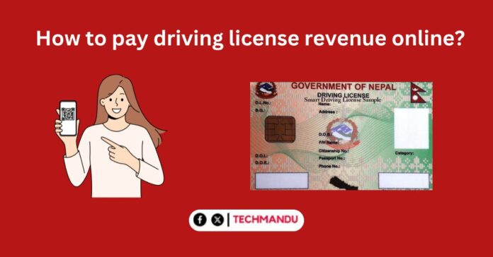 How to pay driving license revenue online