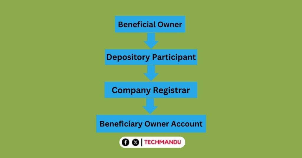 Dematerialize share certificate