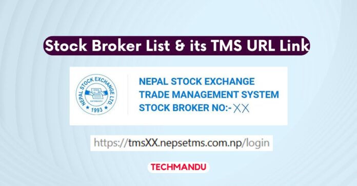 Stock Brokers list in Nepal & TMS login URL link