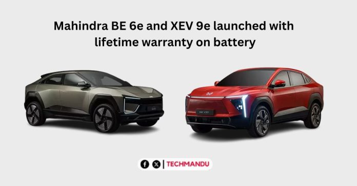 Mahindra BE 6e and XEV 9e price in Nepal