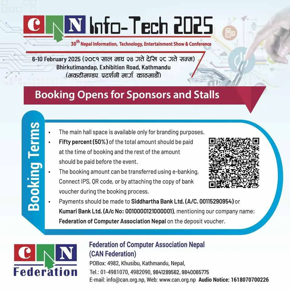 CAN Infotech sponsor and stalls