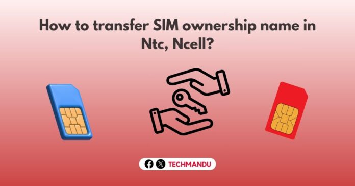 How to change SIM owner name in Ntc Ncell