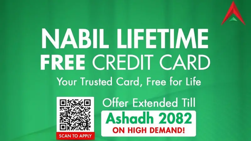 Nabil Bank lifetime free credit card