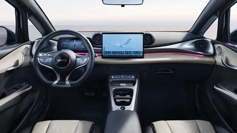 BYD Dolphin EV 2025 interior
