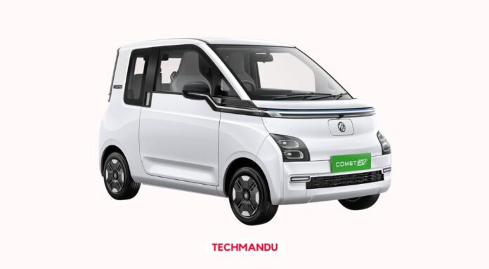 MG Comet EV 2025 price in Nepal