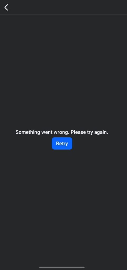 Facebook loading after ban