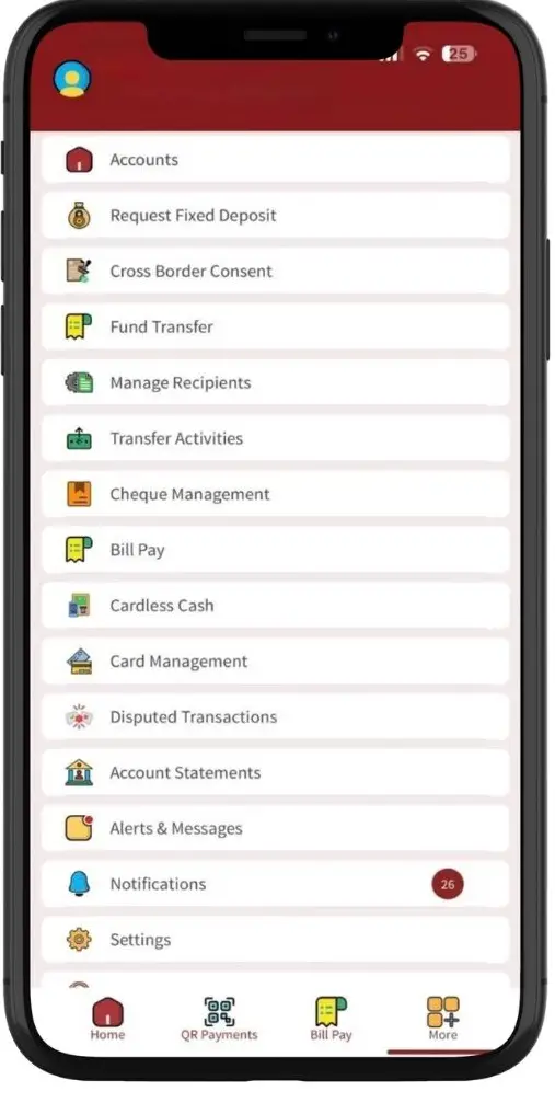 Himalayan Bank mobile banking app HIMB Plus features