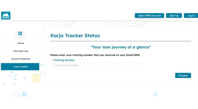 NMB Bank online loan tracker